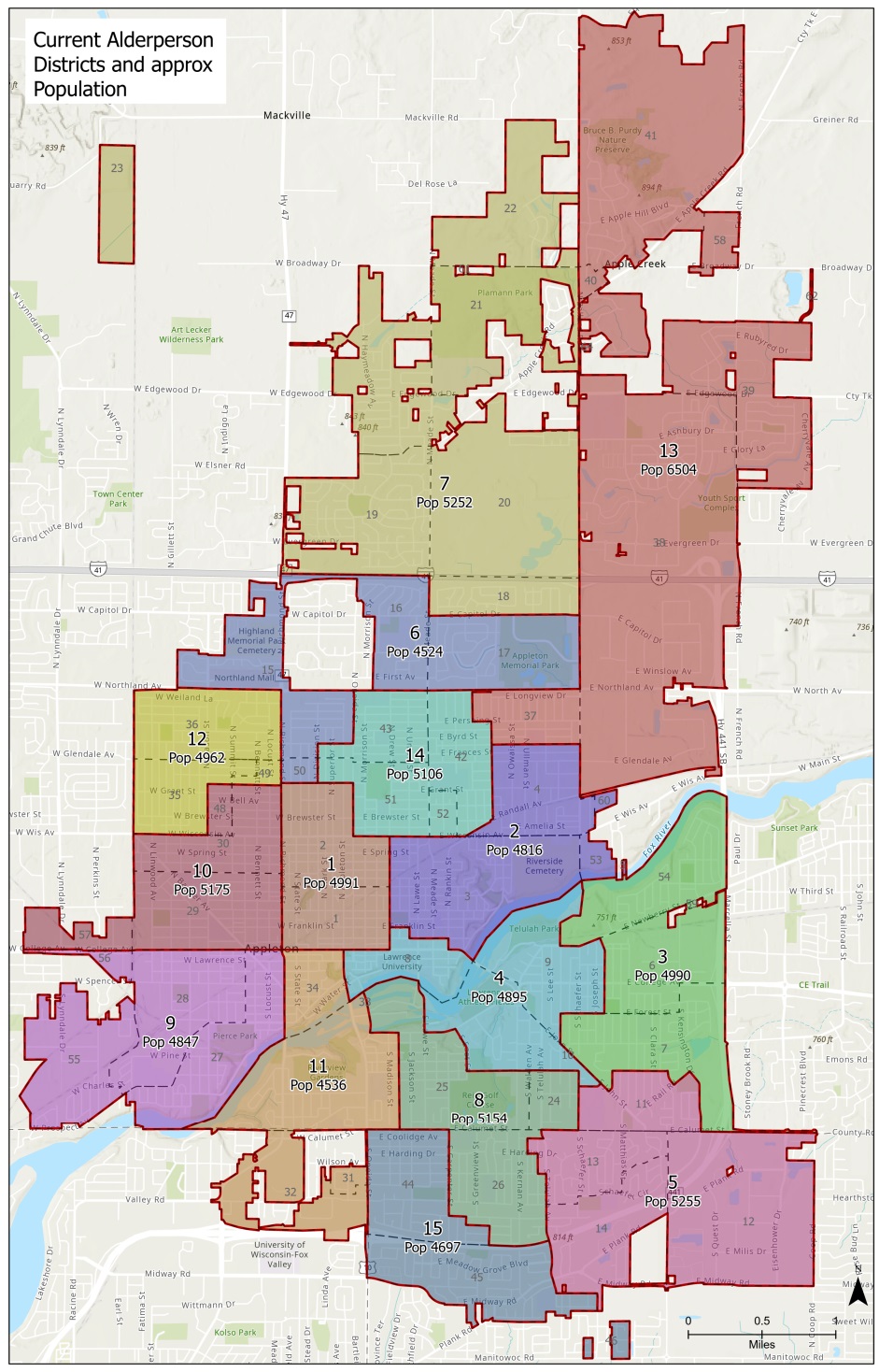 Appleton Redistricting Committee Meeting 09/27/2021 – Will Review 3 ...