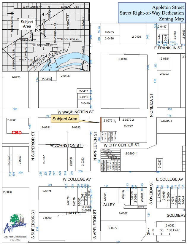 City Plan Commission Meeting 02232022 Will Vote To Dedicate A Portion Of Land At Blue 3950