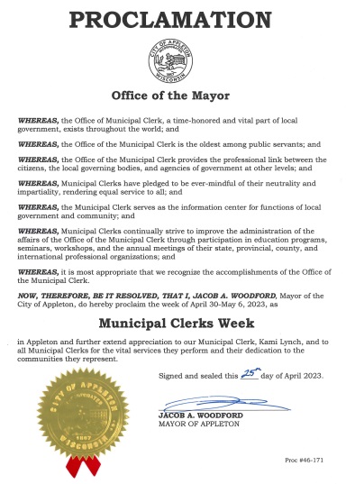 Mayor Woodford To Present 6 Mayoral Proclamations At 05/03/2023 Common ...